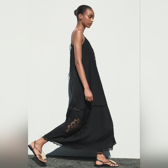 FLAT SANDALS WITH FLOWER SIZE 8 - Picture 7 of 7